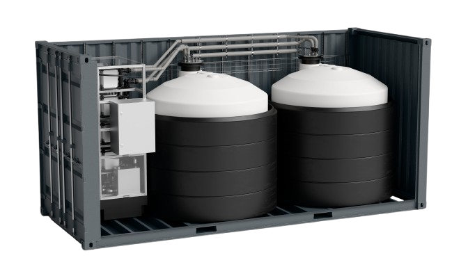 H2O Volt container batterij